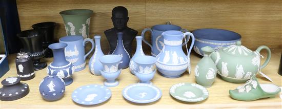 A collection of Wedgwood Jasperware, etc.,